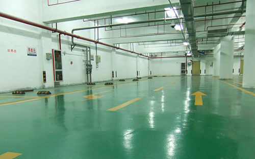 地下車庫(kù)環(huán)氧樹(shù)脂紋理地坪：廈門(mén)世茂湖濱首府